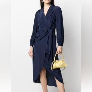 Diane von Furstenberg Stella Faux-Wrap Midi Dress
